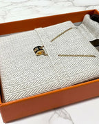 ❤️Hermes 迷你流行 H 項鍊黑色 GHW