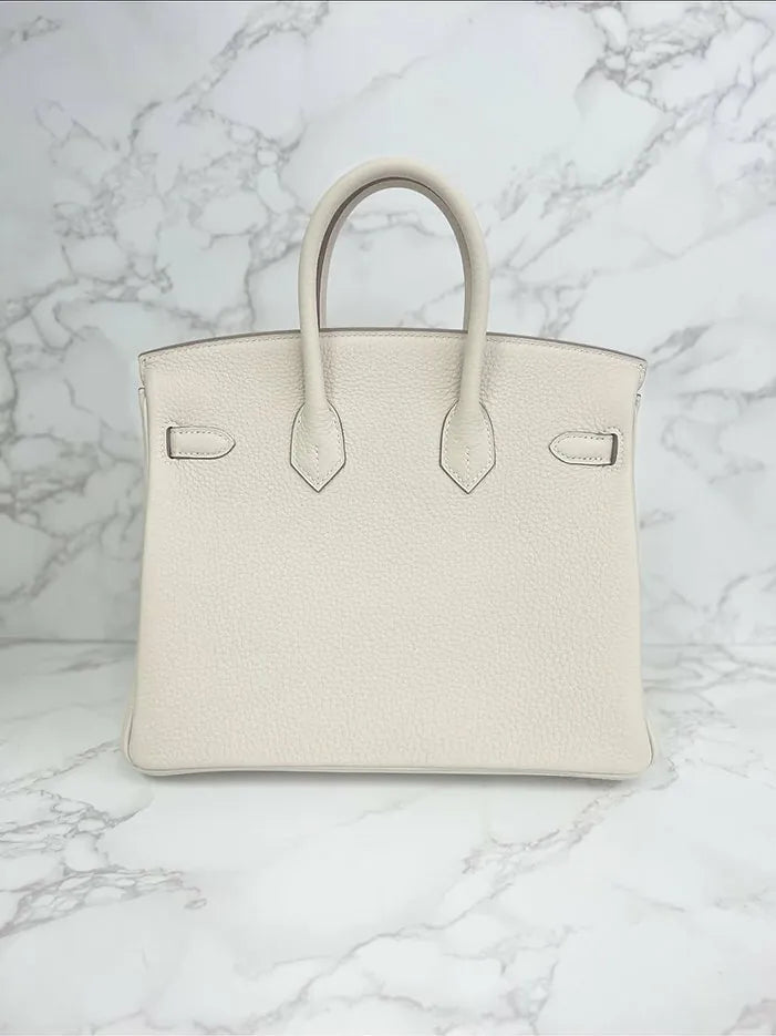 Hermes Birkin 25 Togo Craie GHW U 郵票