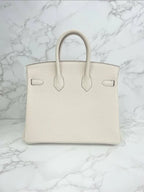 Hermes Birkin 25 Togo Craie GHW U 郵票