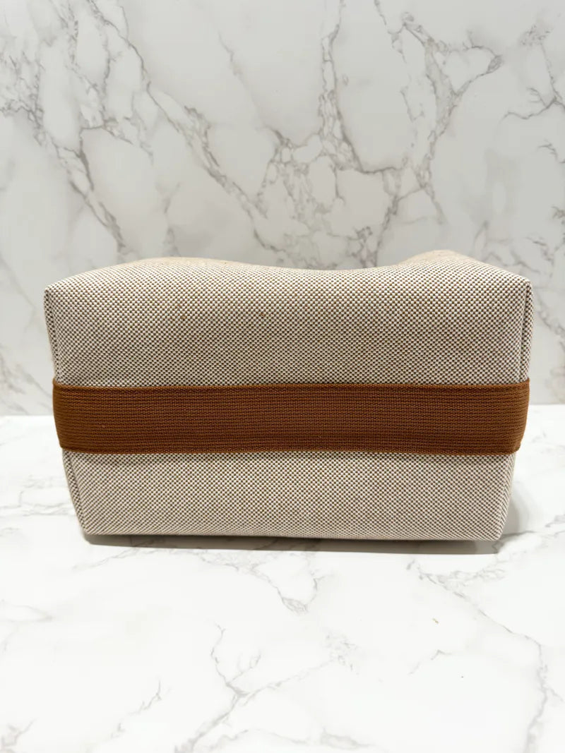 Hermes H Bride A Brac Case Cabriole GM Large Model BISCUIT