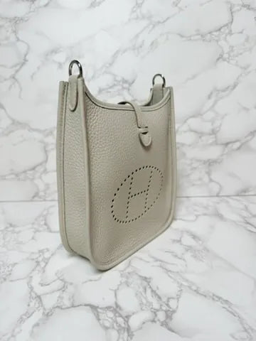 愛馬仕迷你 Evelyne 16 TC Beton 8L PHW W Stamp