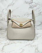 愛馬仕 Mini Lindy 8L TC Beton GHW 8L U 郵票