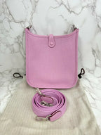 愛馬仕 Evelyne 16 手袋 X9 淡紫色 Sylvestre PHW