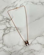 Hermes Pop H 黑色吊墜項鍊 RGHW