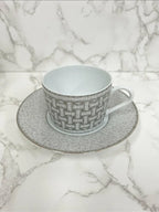 Hermes Mosaique au 24 銀咖啡杯套裝