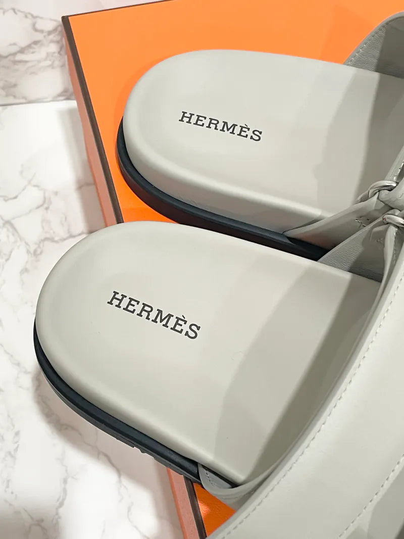 Hermes Sandales Femme Chypre 米色 Esquisse 39