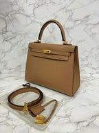 愛馬仕 Kelly 25 Epsom 柴 GHW 0M