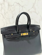 Hermes Birkin 25 Touch Noir GHW 鱷魚皮 Missi 墊