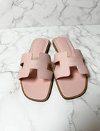 愛馬仕 Oran 涼鞋 H Rose Pale 38碼