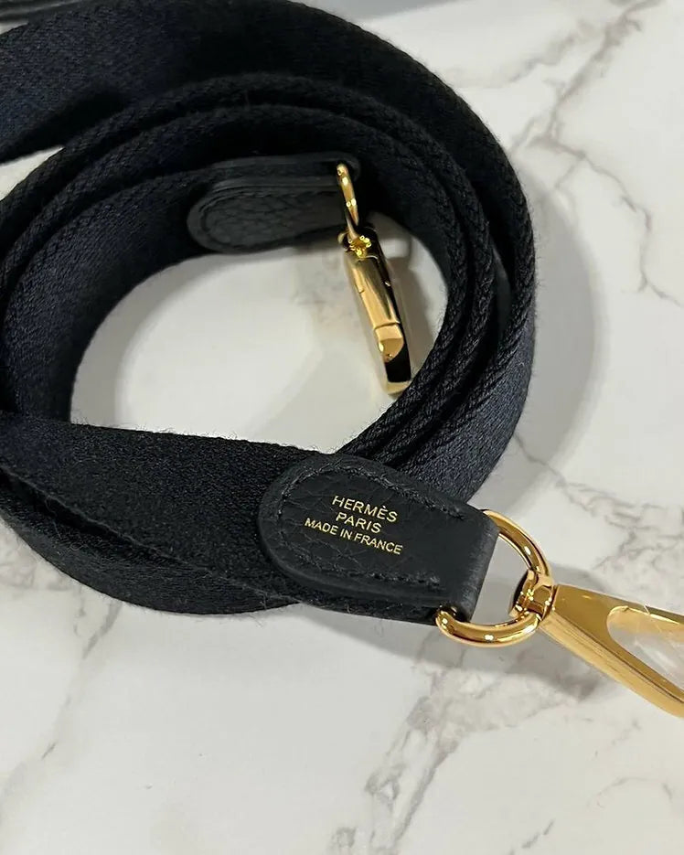 Hermes Mini Evelyne 16 TC Noir 黑色 GHW 89 U 郵票