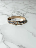 ❤️Hermes Bracelet Mini Clic Ch D’Ancre Gris Myer  RGHW PM Size