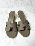 ❤️Hermes  Sandales Oasis H Size 38