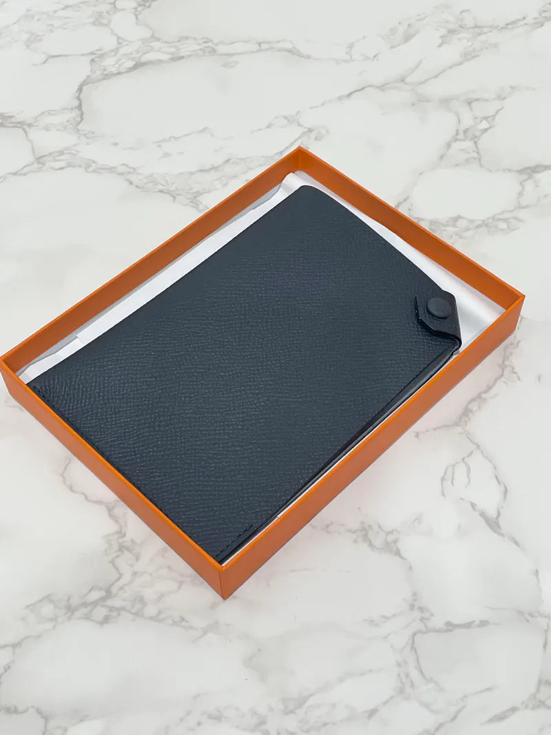 ❤️Hermes Porte-Passeport Tarmac Epsom Gris Misty 護照夾