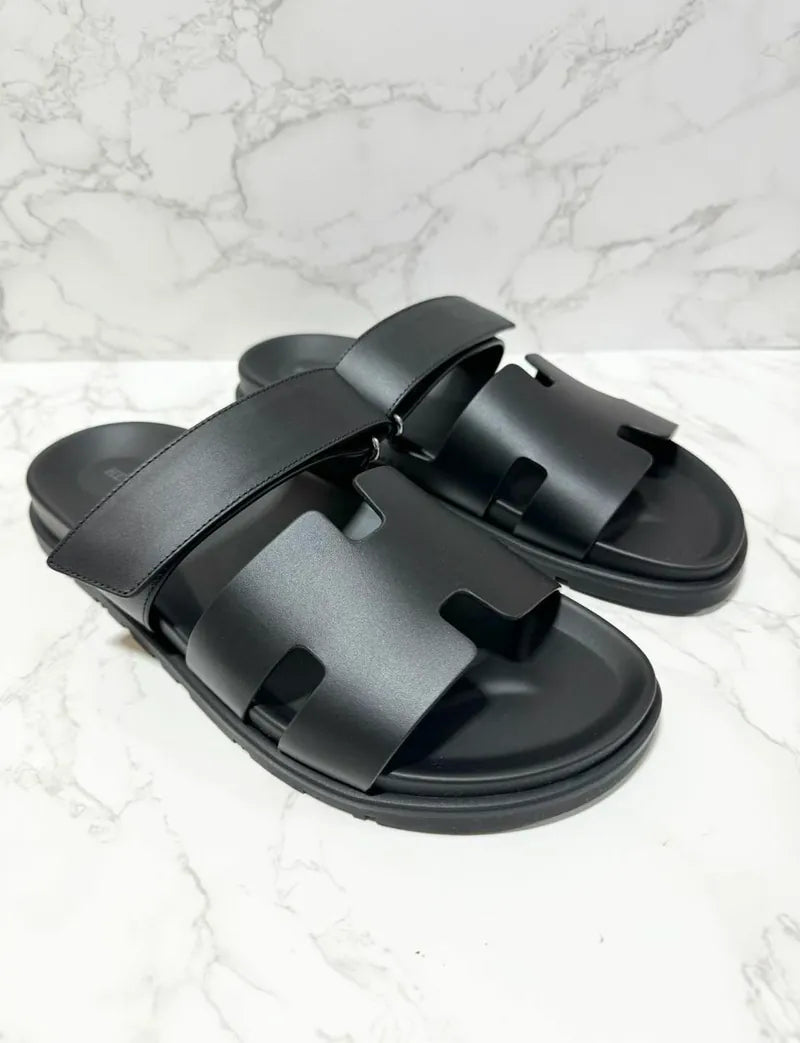 愛馬仕 Sandales 男士西普黑 41