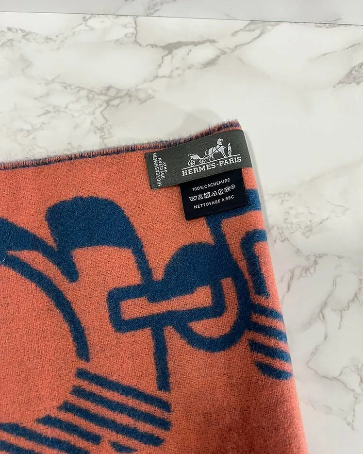 Hermes Casaque Do Re Boucles 圍巾