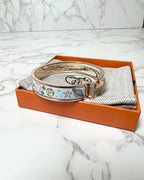 愛馬仕 Clic H Chorus 手鐲，玫瑰金 RGHW