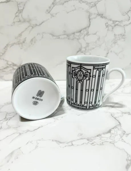 Hermes H Deco Coffret De 2 Mugs set