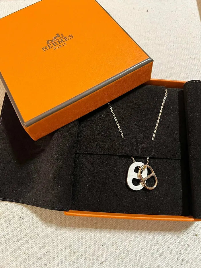 Hermes O'Maillon 吊墜項鍊 Nata RGHW