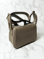 愛馬仕迷你 Lindy TC 灰褐色