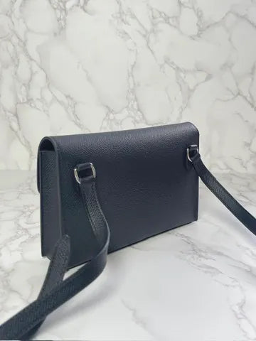 ❤️愛馬仕 Hermesnap Noir 89 PHW W 印章