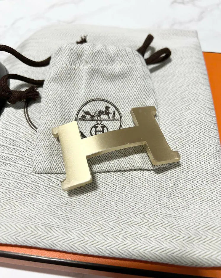 愛馬仕 38MM H 男士皮帶，雙面皮革錶帶，38 毫米寬，90 公分長