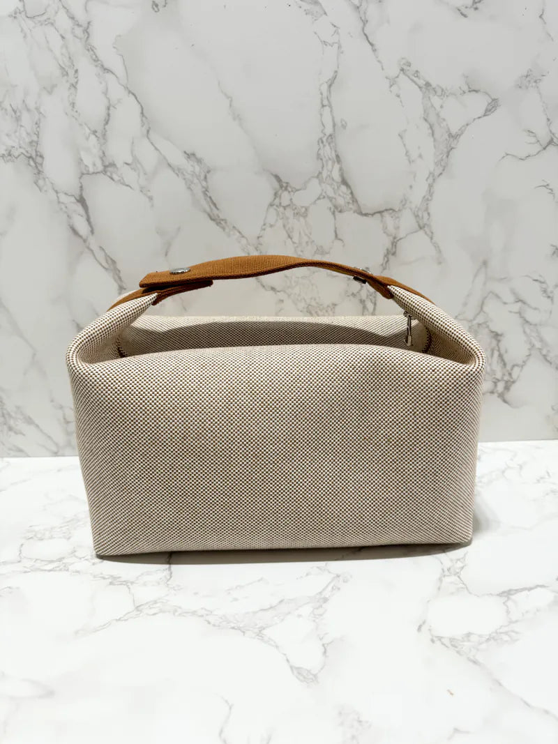 Hermes H Bride A Brac Case Cabriole GM Large Model BISCUIT