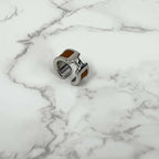 愛馬仕 Olympe 耳夾 小號 金色鑲鑽