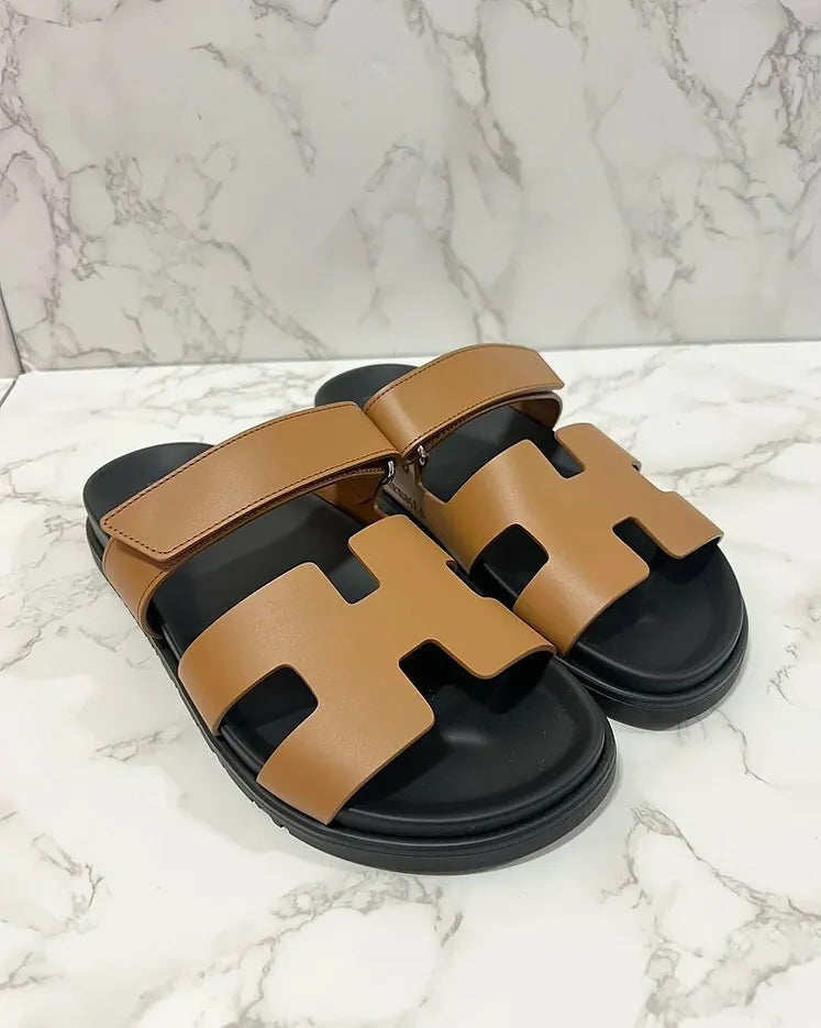 Hermes Sandales 西普自然色 38 號