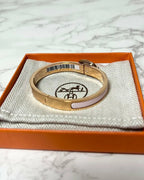 愛馬仕迷你 Clic Ch D'Ancre 手鐲 RGHW PM 尺寸