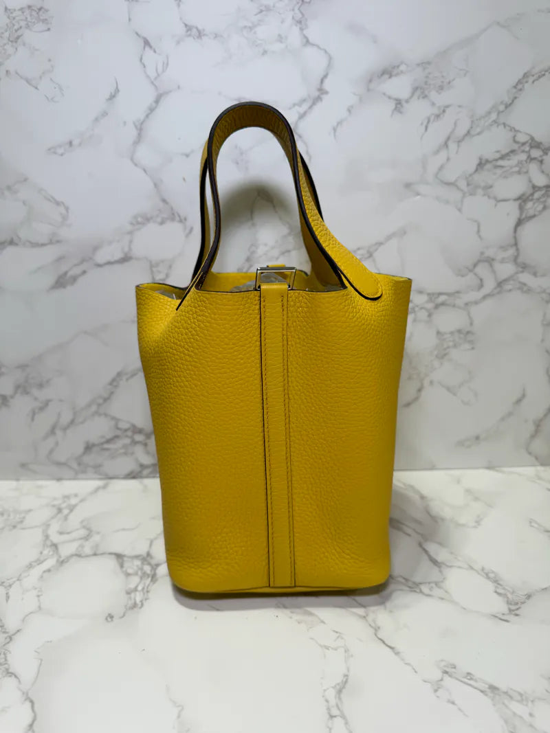 ❤️愛馬仕 Picotin Lock 18 包 PHW P18 Sun B4 B 印章