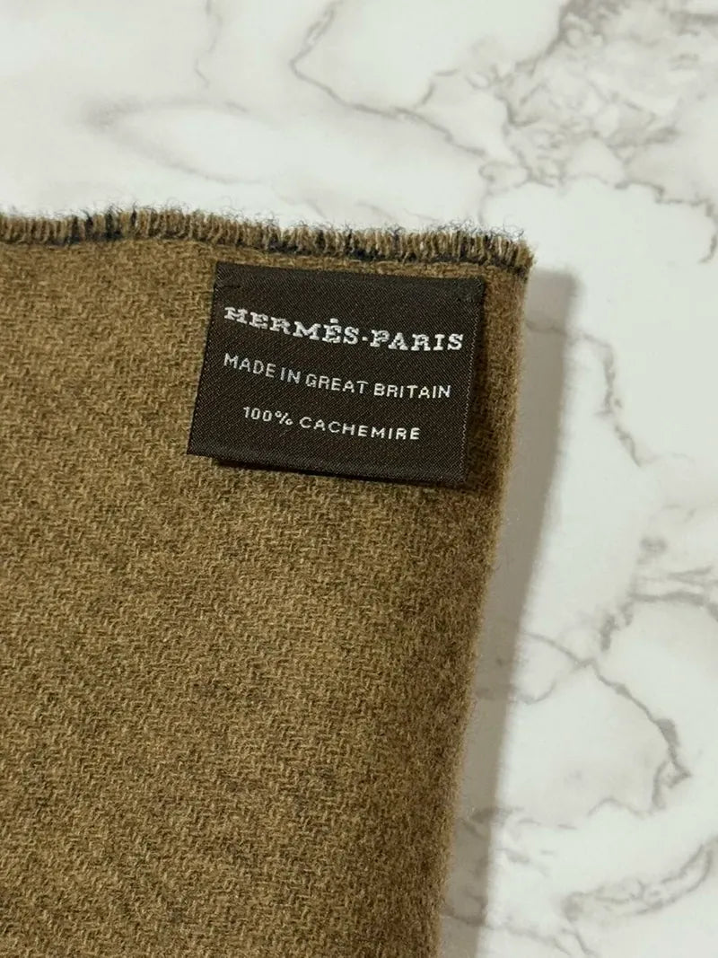 Hermes Casaque Grand Mors 圍巾 Marine / 青銅