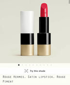 Hermes Lipstick 66 Satine Rouge Piment