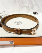 愛馬仕 Pop H 15 女士腰帶 金色 RGHW 70厘米