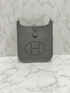 Hermes Mini Evelyne 16 TC Gris Myer PHW W Stamp