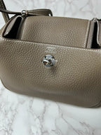 愛馬仕迷你 Lindy TC 灰褐色