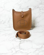 愛馬仕迷你Evelyne 16 TC B 印記 PHW 金