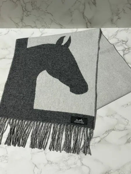 Hermes Casaque Love Story 圍巾 Gris Clair / 科特迪瓦