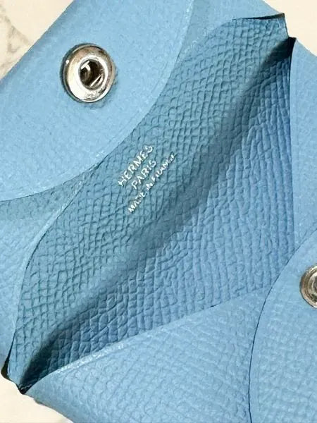 Hermes Calvi Bastia 零錢包 7N CELESTE