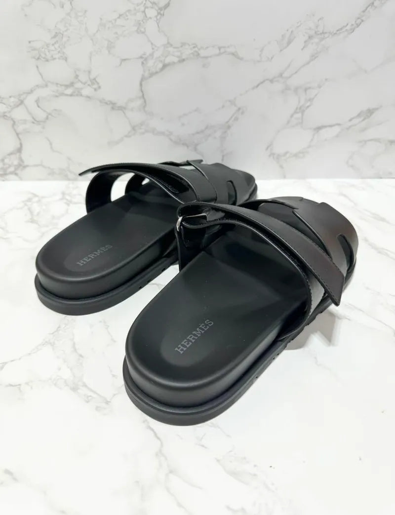 愛馬仕 Sandales 男士西普黑 41
