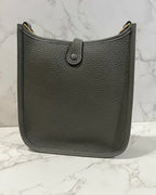 愛馬仕 Mini Evelyne 16 TC Gris Myer 0L GHW U 郵票