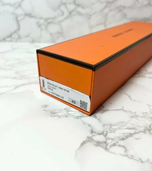 愛馬仕 Series 8 錶殼錶帶 Apple Watch 愛馬仕單圈 45 毫米金色