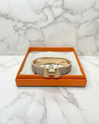 愛馬仕 Clic H 手鐲 Marron Glace RGHW PM 尺寸