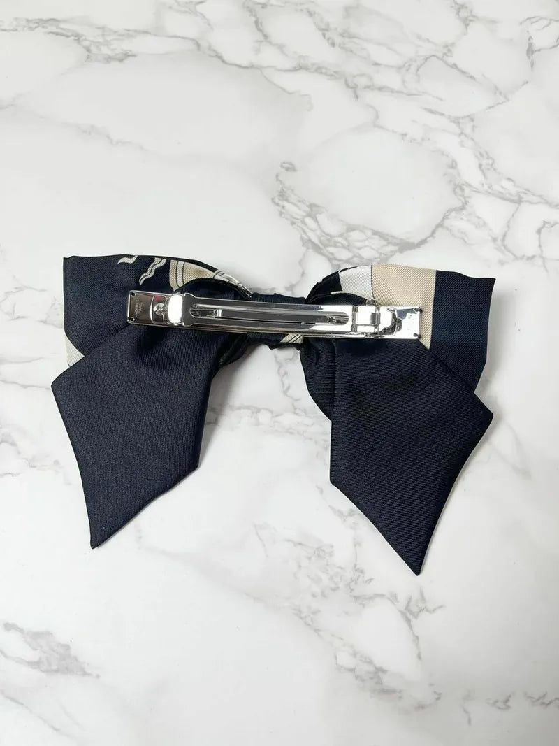 ❤️愛馬仕「Ex-Libris」格勒內爾髮夾 Twilly