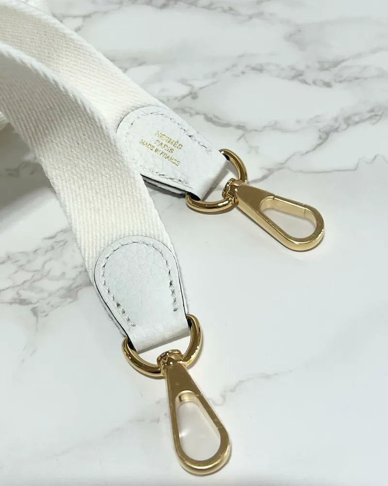 愛馬仕迷你 Evelyne 16 TC GHW 新款白色 0U