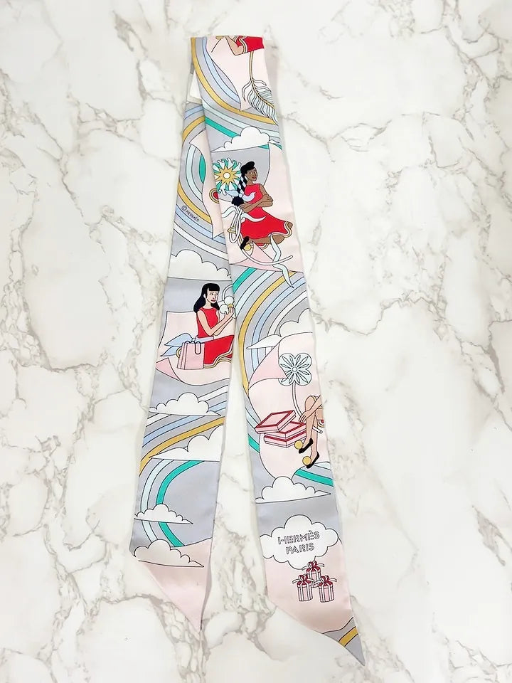 愛馬仕 Carres Volants twilly