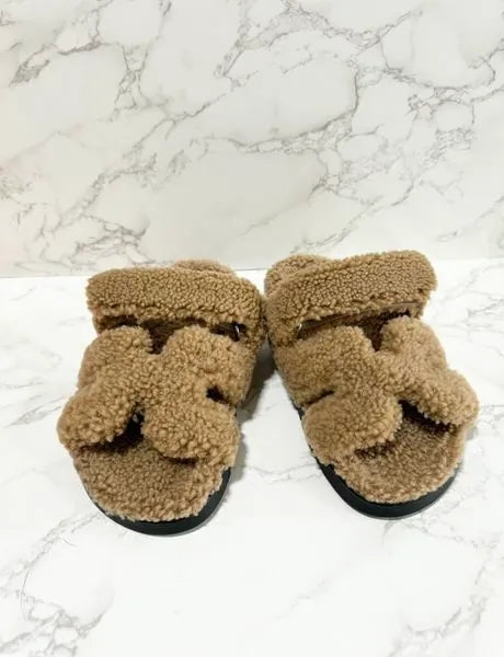 ❤️Hermes Sandales Femme Chypre 米色 Argile 38