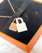 愛馬仕 O Kelly 吊墜項鍊 Nata RGHW