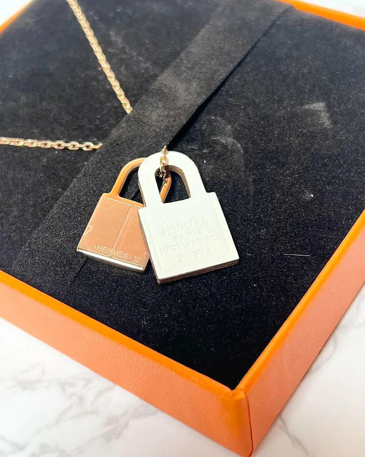 愛馬仕 O Kelly 吊墜項鍊 Nata RGHW