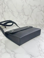 ❤️Hermes Hermesnap Noir 89 PHW W Stamp