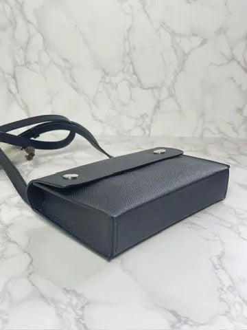 ❤️愛馬仕 Hermesnap Noir 89 PHW W 印章